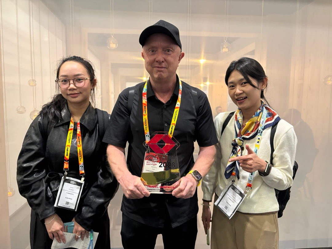 CabinZero Classic Tech Backpack Wins GOLD at the 2026 Travel Sentry Product Awards