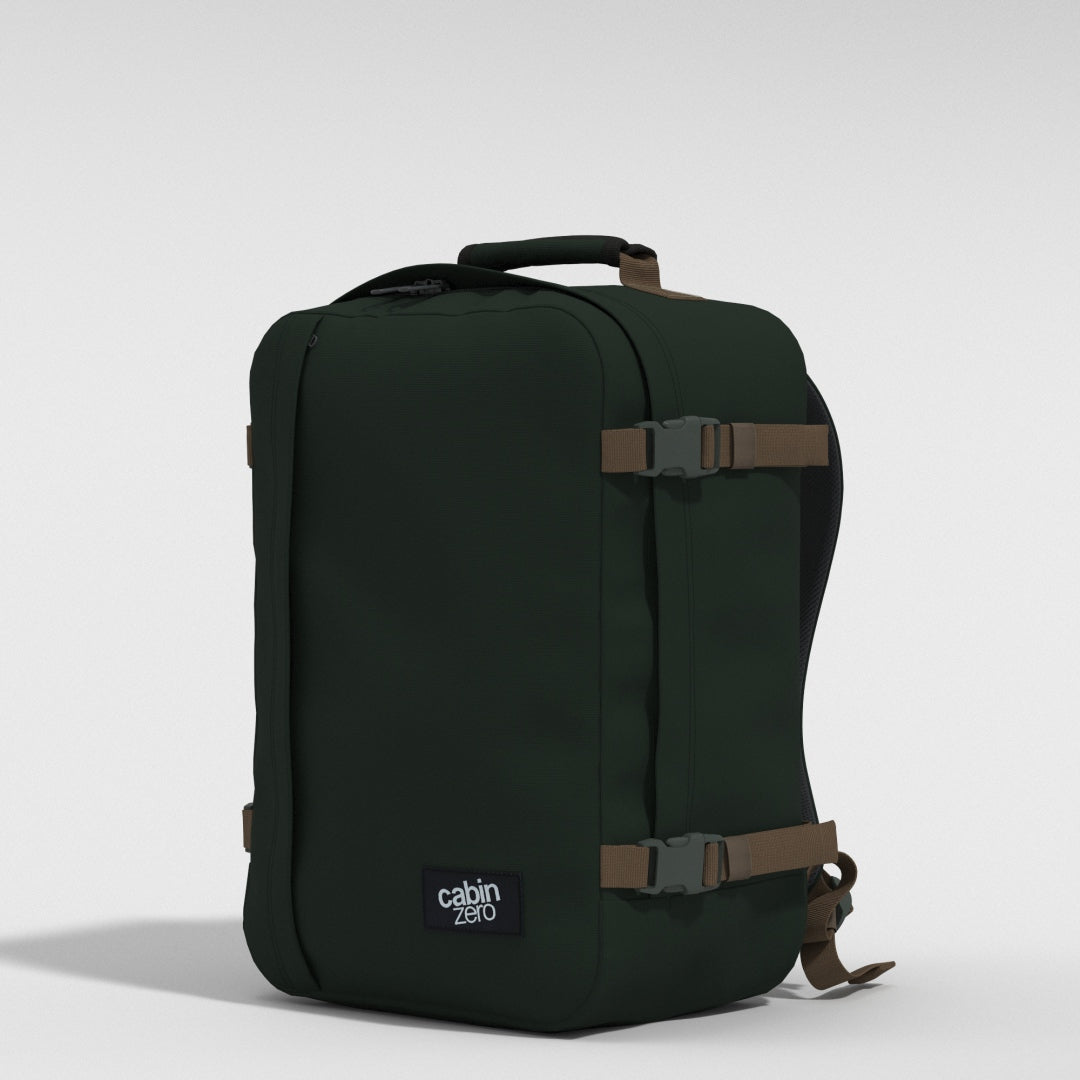 cabin zero ブラック バックパック　36ℓ Classic Backpack & Rucksack - 36L Absolute Black | CABINZERO