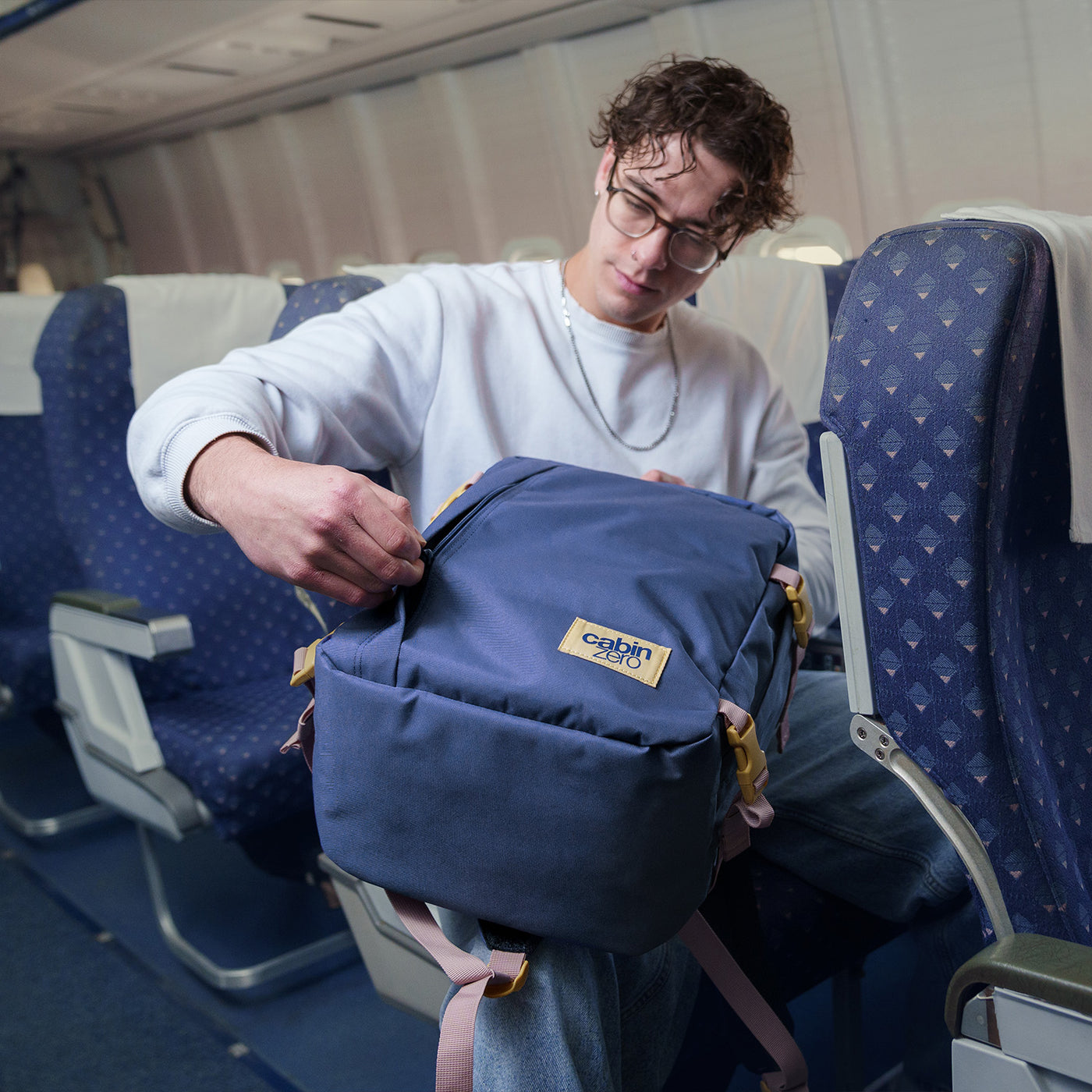 Classic Cabin Backpack 36L Shibori Blue