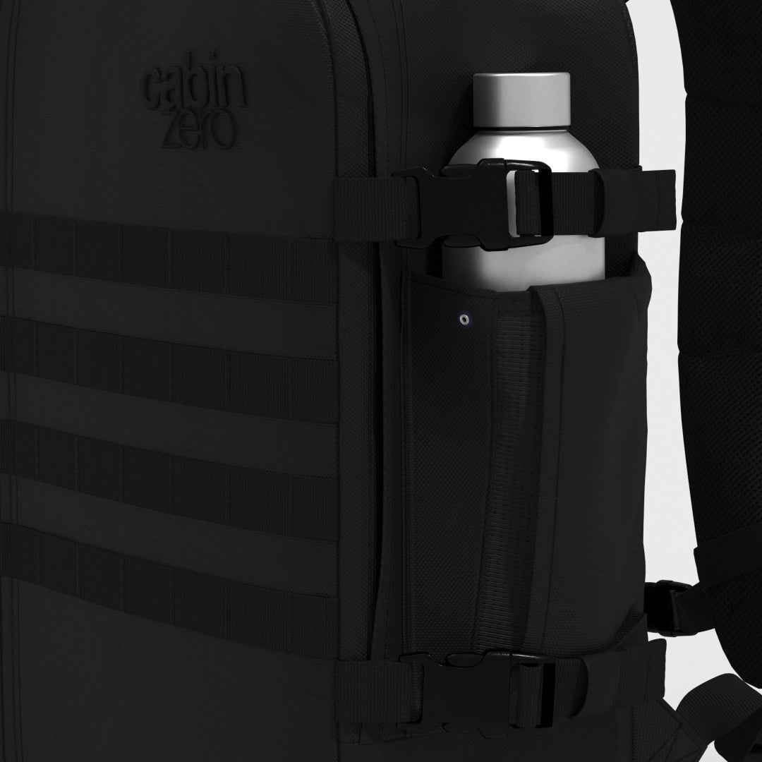 Military - 44L Absolute Black | CABINZERO