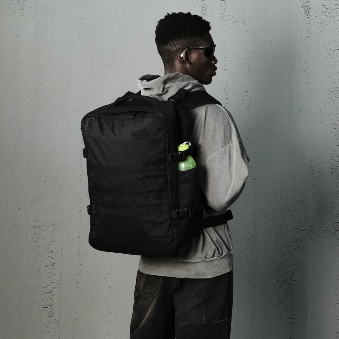 Military - 44L Absolute Black | CABINZERO