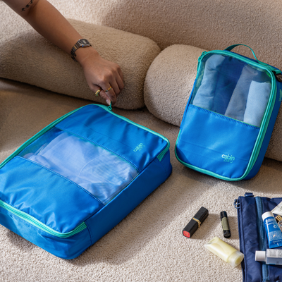 Lux Packing Cubes Set - Capri Blue