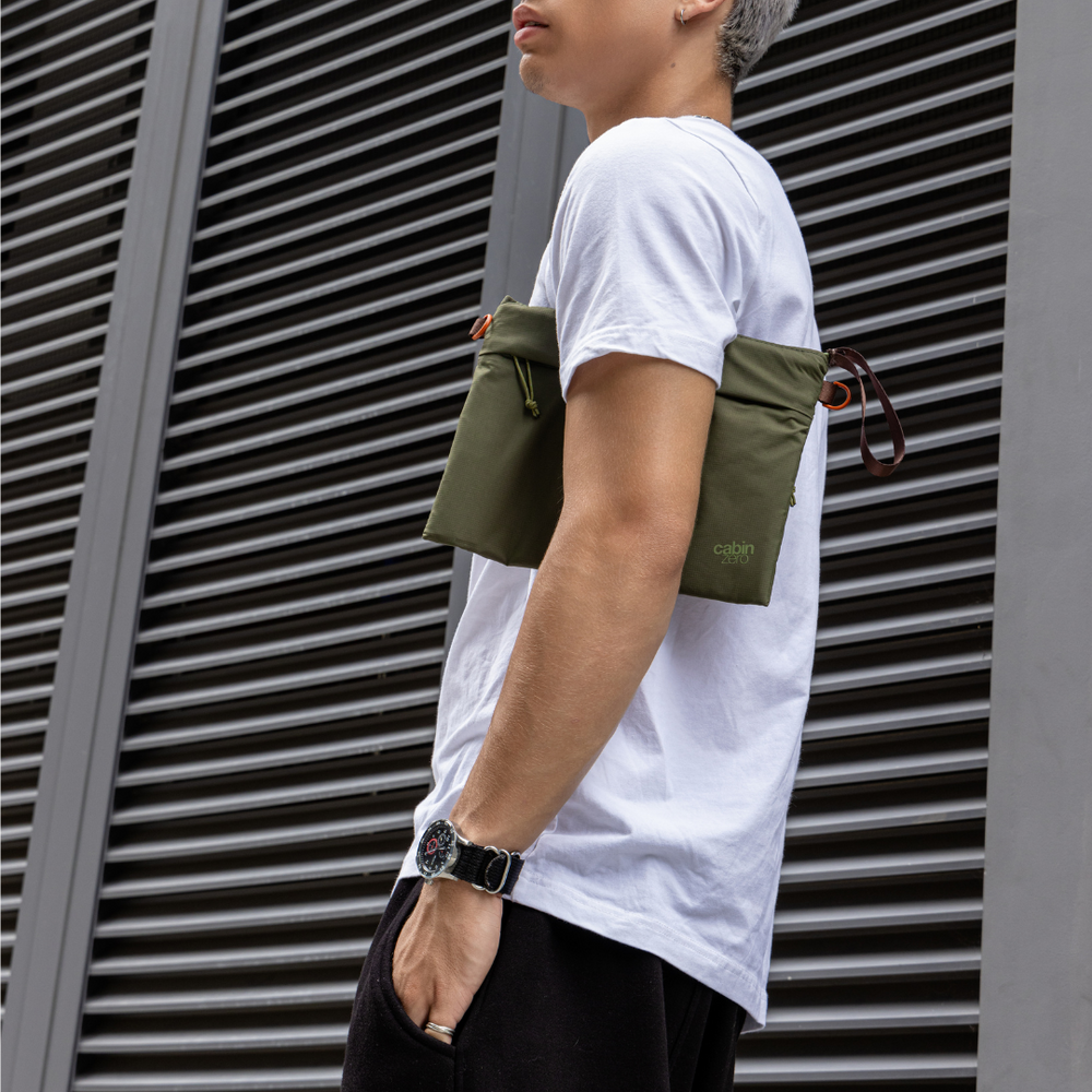 PEAK■Cample Medium Cross Bag■送料込 CabinZero Classic Sacoche | Ultralight Minimalist Crossbody