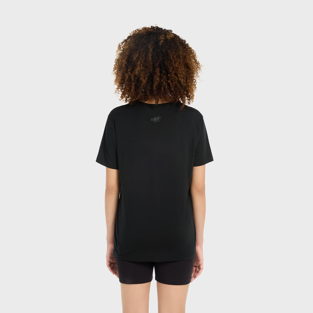 Camiseta de viaje ultraligera - <tc>Absolute Black</tc>